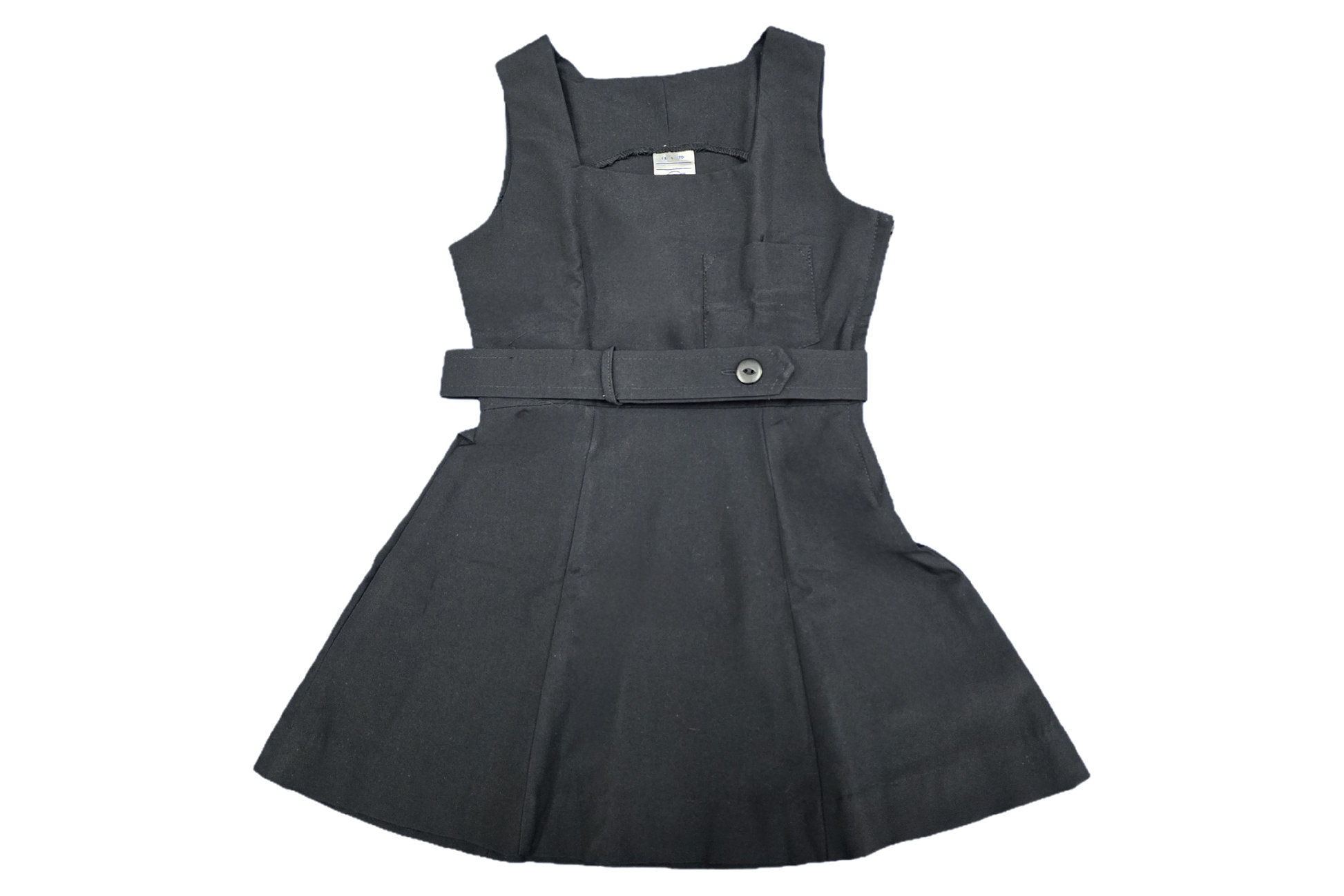 Plain Tunic - Black Square Gem Schoolwear Plain Tunic - Black Square Gem Schoolwear