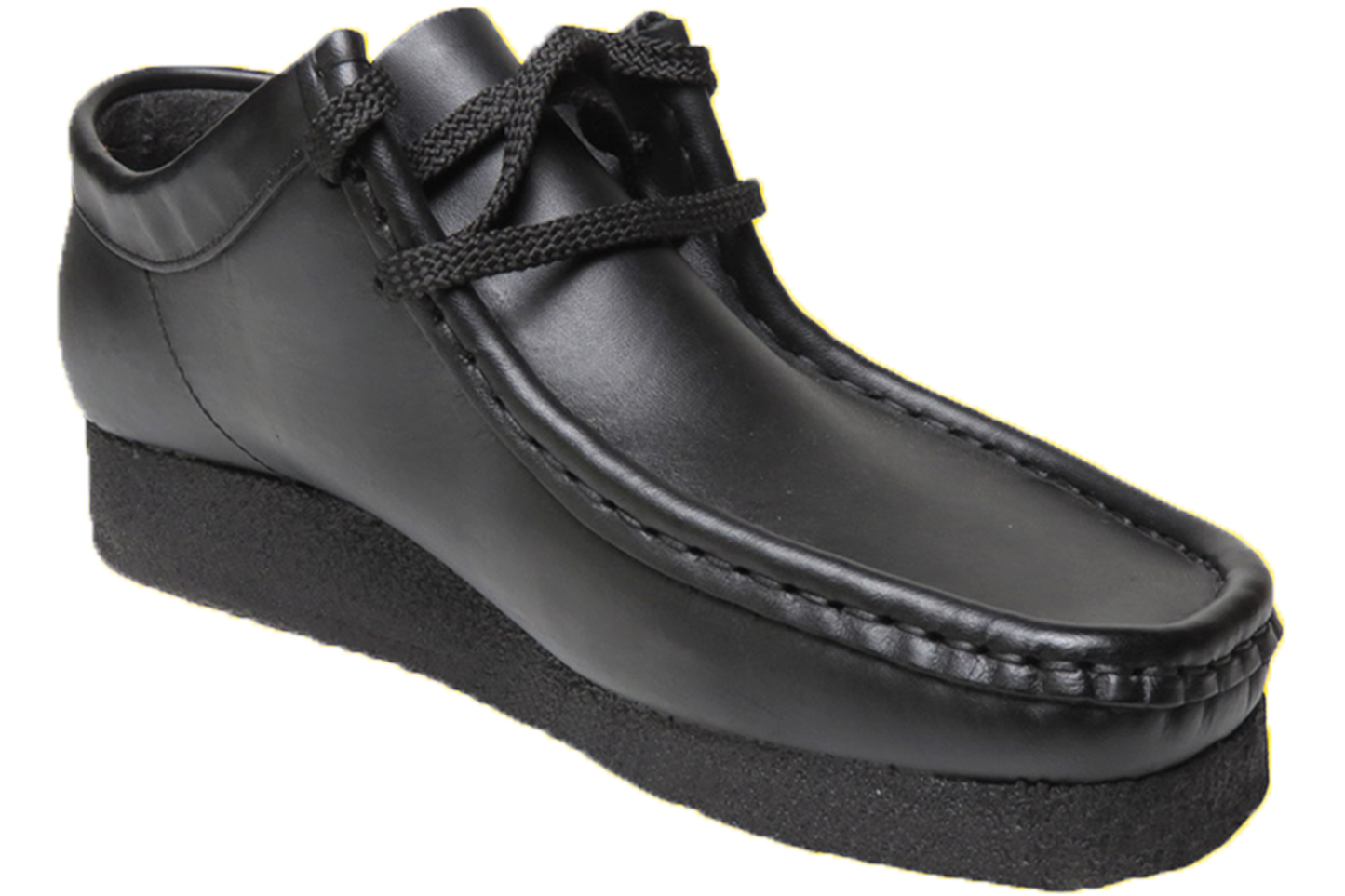 Grasshoppers Lace Up School Shoes Black