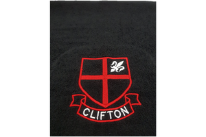 Black Towel Emb - Clifton 
