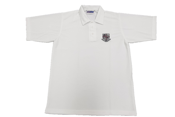 Golf Shirt White Emb - Westville Boys' High School