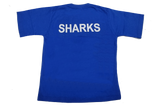 T-Shirt Printed - Redwood - Royal (Sharks)