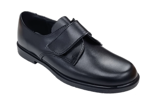 Smart Step Boys Velcro School Shoes - Black 