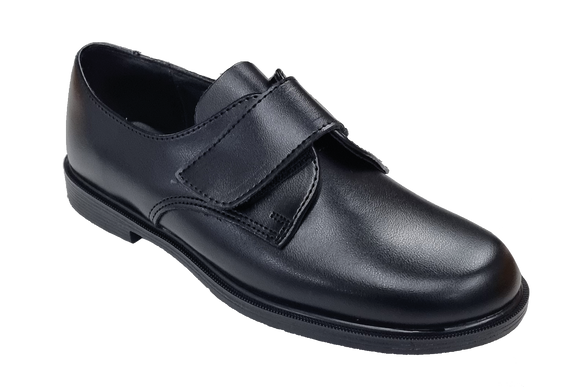 Smart Step Boys Velcro School Shoes - Black