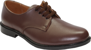 Toughees Hank Lace Up School Shoes - Brown 