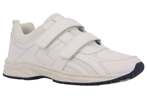 Hush Puppies Deuce Velcro Takkies - White