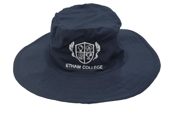 Floppy Hat Navy Emb - Etham (Sports)