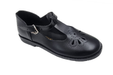 Step by Step Teardrop School Shoes - Black