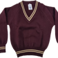 Longsleeve Striped Jersey - Inanda Maroon/Beige