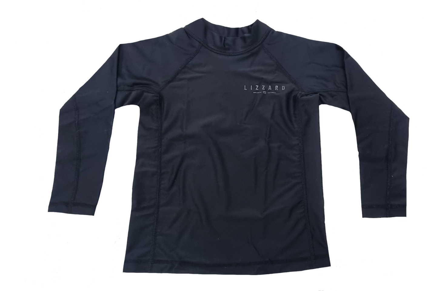 Lizzard Rash Vest - Long Sleeve - Black