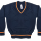 Longsleeve Striped Jersey - Mayville Navy/Orange