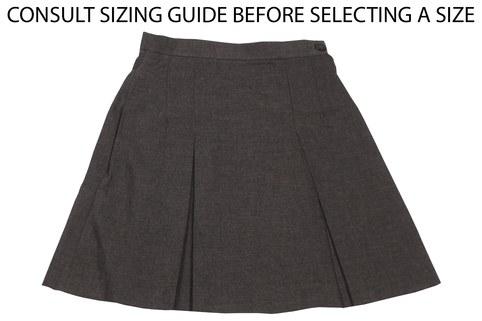 Grey pleated skirt sales 30
