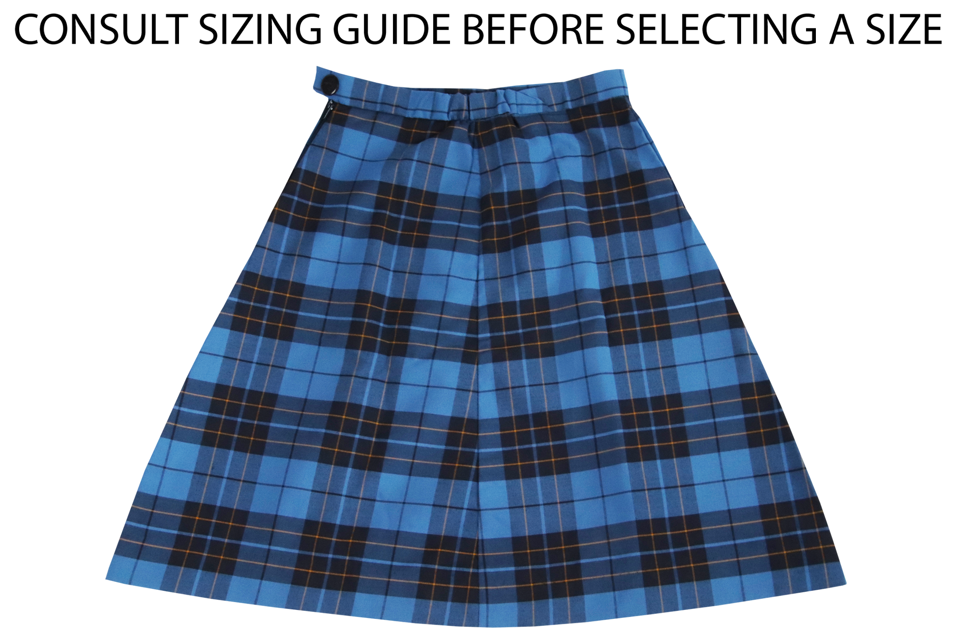 Skirt Plain Tartan St Francis - Main Image
