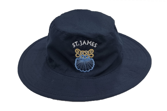 Floppy Hat Navy Emb - St James