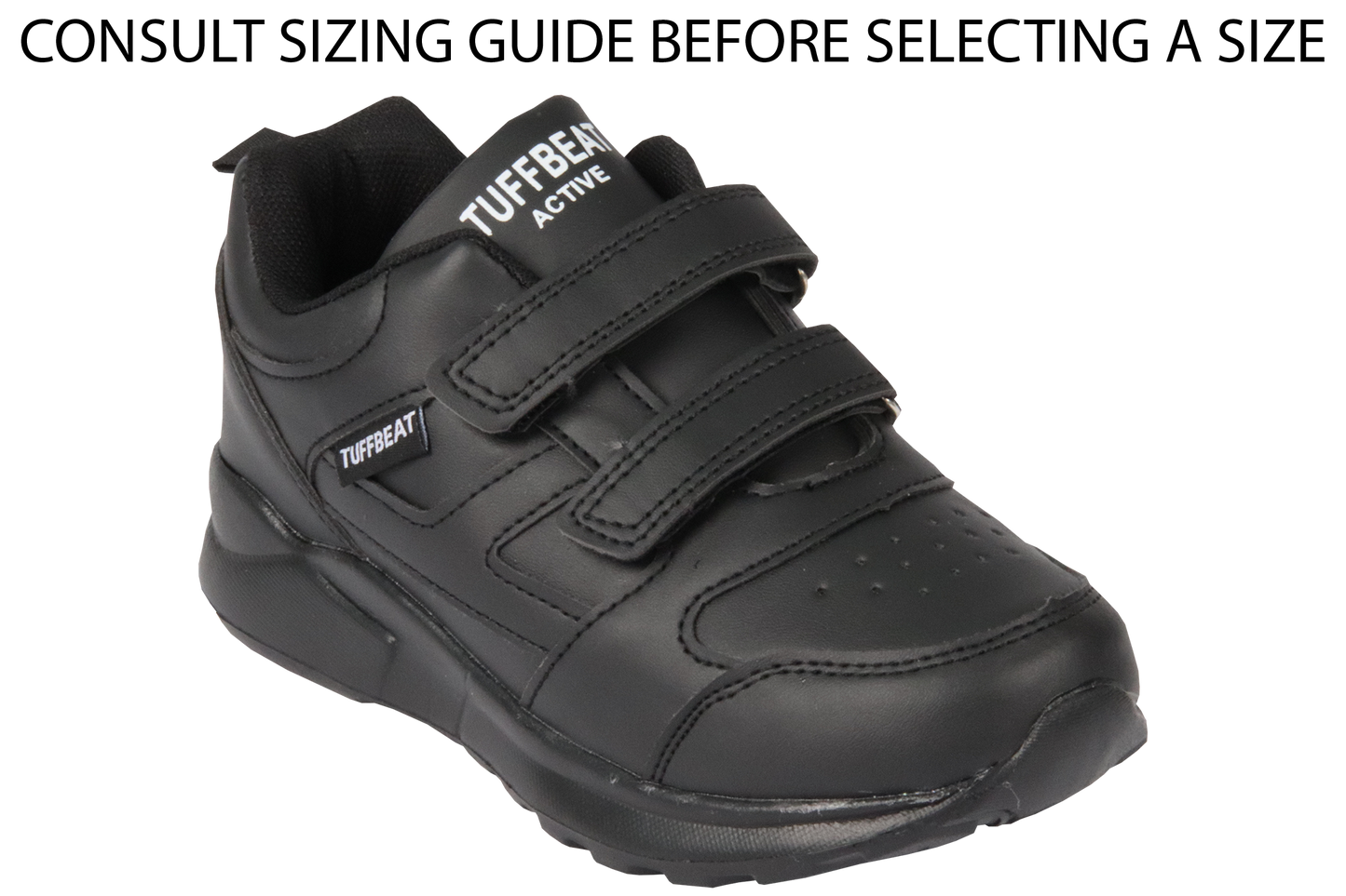 Tuffbeat Velcro Takkies - Black