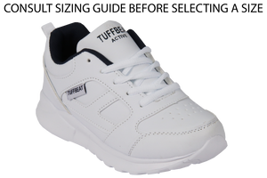 Tuffbeat Laceup Takkies - White 