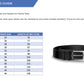 Leather Belt - Black - Genuine Leather