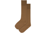 Boys 3/4 Plain Long Socks - Khaki