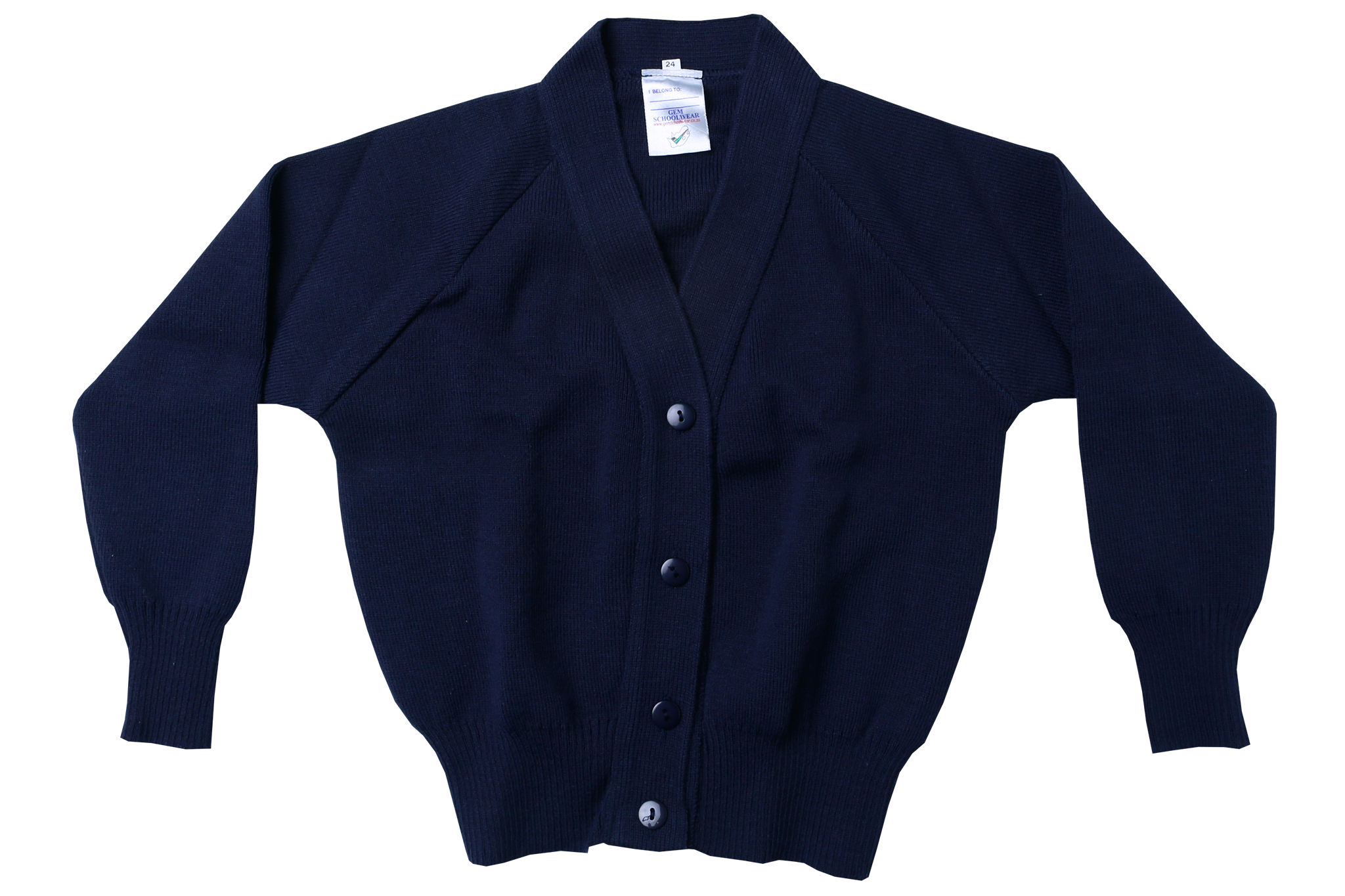 Plain Cardigan Navy – Gem Schoolwear