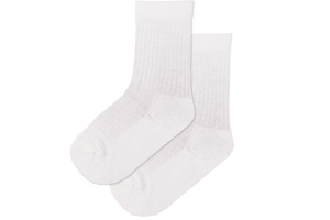 Boys Anklet Tennis Socks - White 
