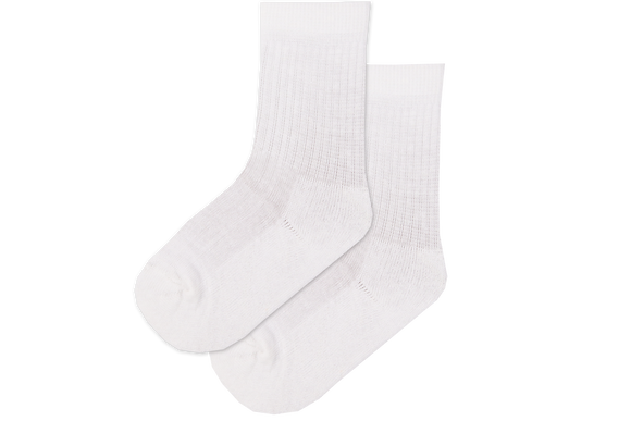 Boys Anklet Tennis Socks - White