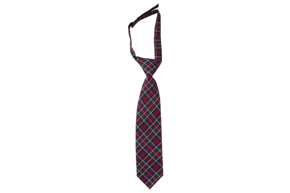 Tartan Tie - B.C.A. Jnr Velcro