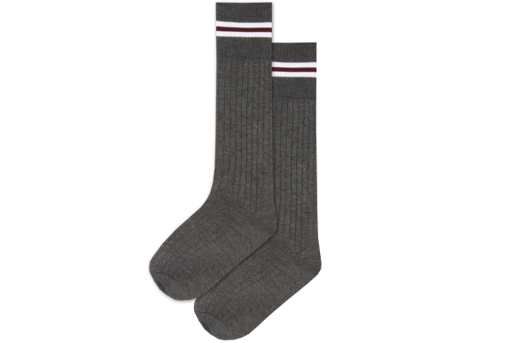 Boys 3/4 Striped Long Socks - Ashley