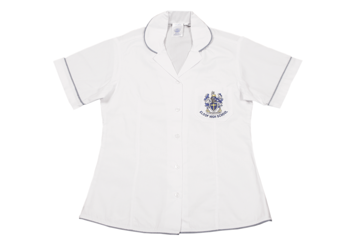 Shortsleeve Roundneck Blouse Emb - Kloof High School