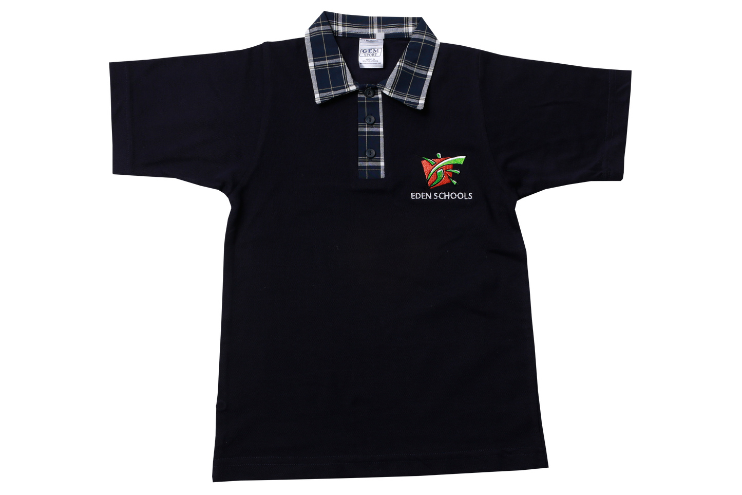 Golf Shirt Navy EMB - Eden Prep