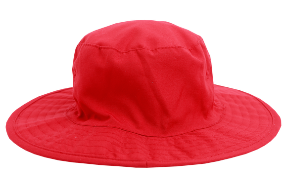Floppy Hat Plain - Red