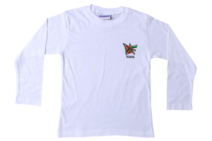 T-Shirt Printed - Eden White Long Sleeve 