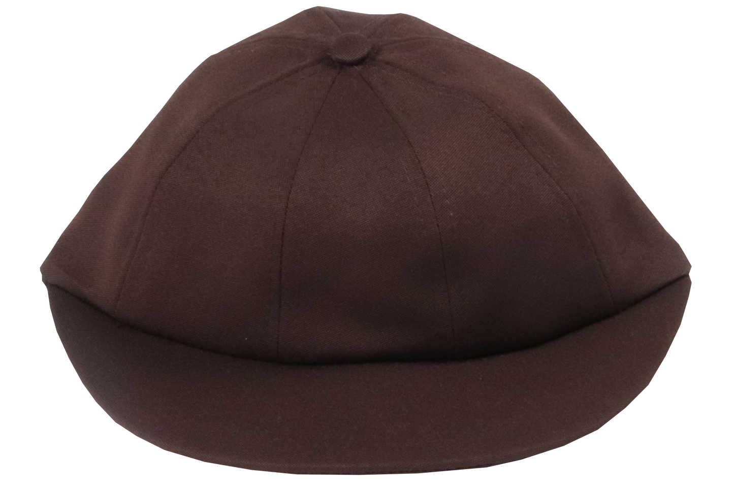 School Cap Plain - Brown