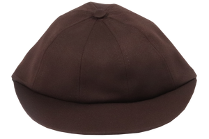 School Cap Plain - Brown 