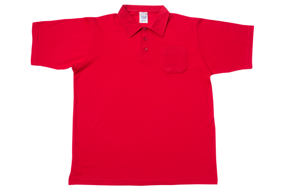 Golf Shirt Plain - Red