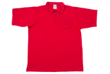 Golf Shirt Plain - Red