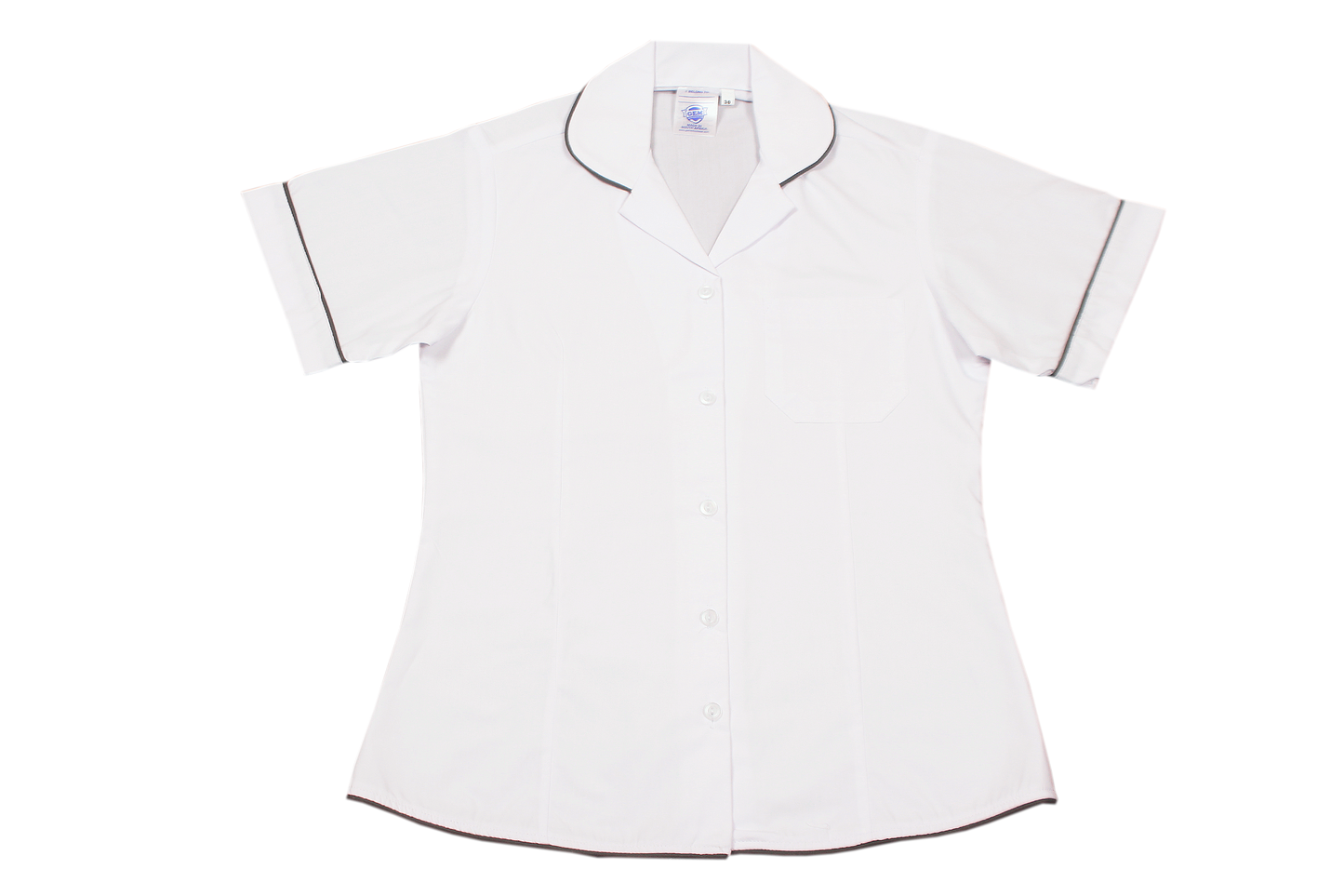 Shortsleeve Roundneck Blouse Plain - Wendon Academy