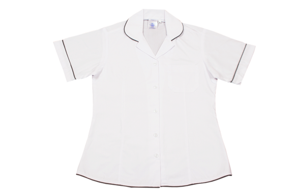 Shortsleeve Roundneck Blouse Plain - Wendon Academy