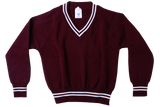 Longsleeve Striped Jersey - Luthuli Maroon/White