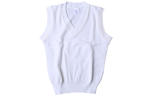 Sleeveless Pullover - White 