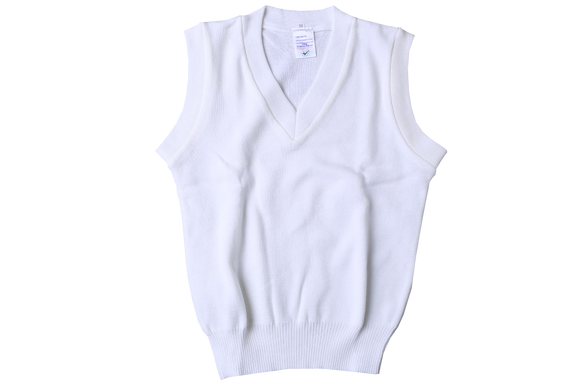 Sleeveless Pullover - White