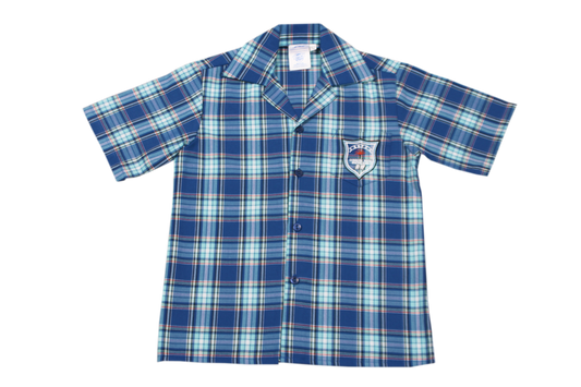 Shortsleeve Check Emb Shirt - Reservoir Hills