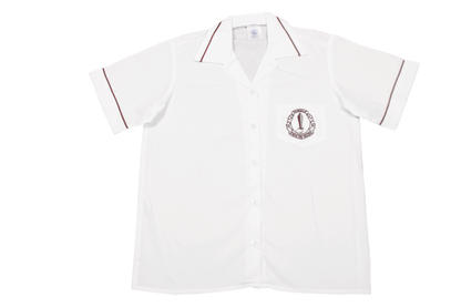 Shortsleeve Gladneck Blouse Emb - Fairvale