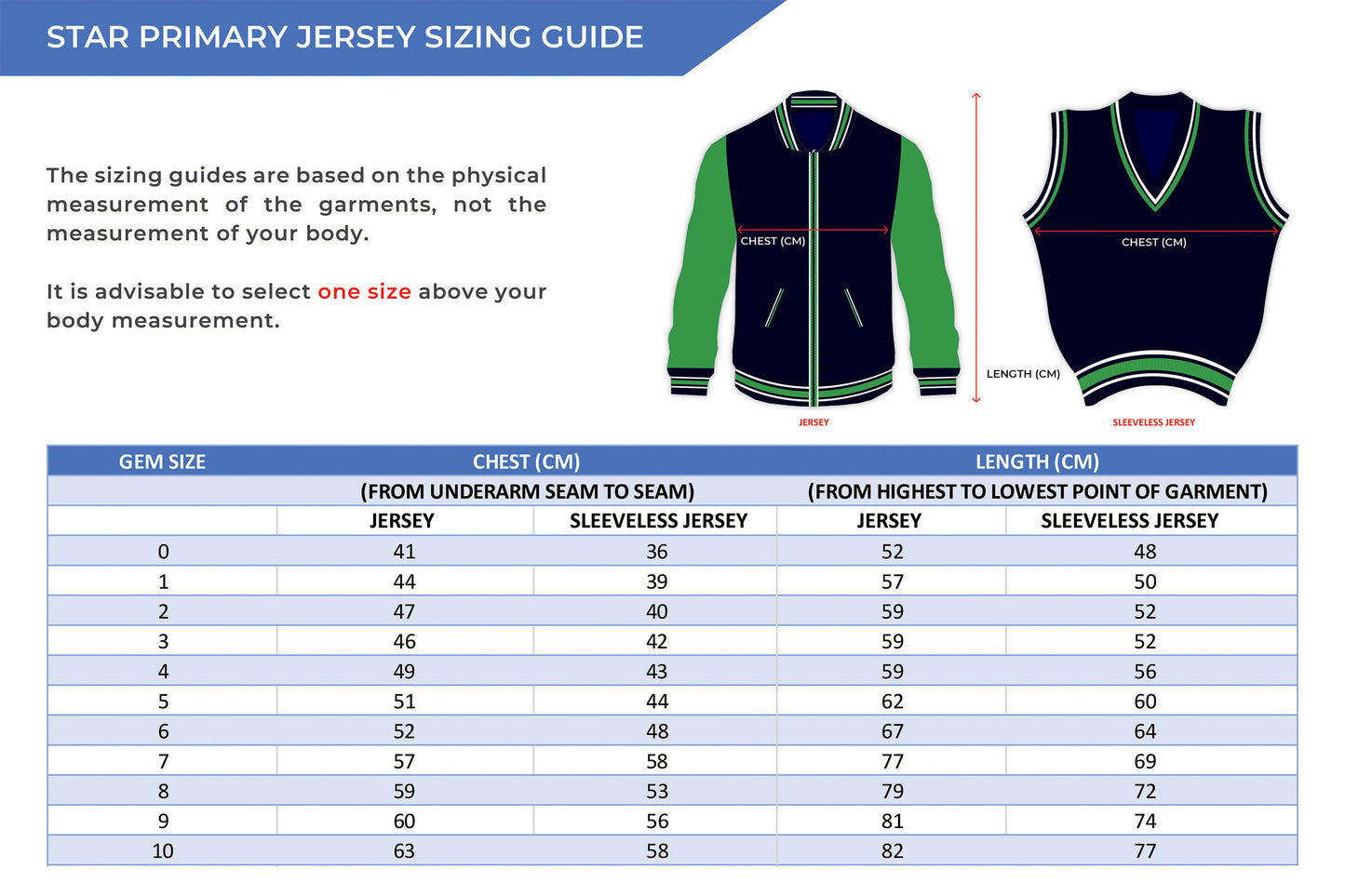 Jersey Combo Set - Star Primary