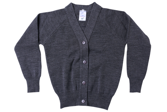 Plain Cardigan - Grey