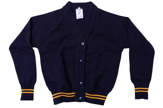 Stripe Plain Cardigan - Isikhum