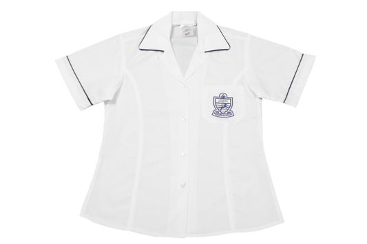 Shortsleeve Gladneck Blouse Emb - Grosvenor Girls High
