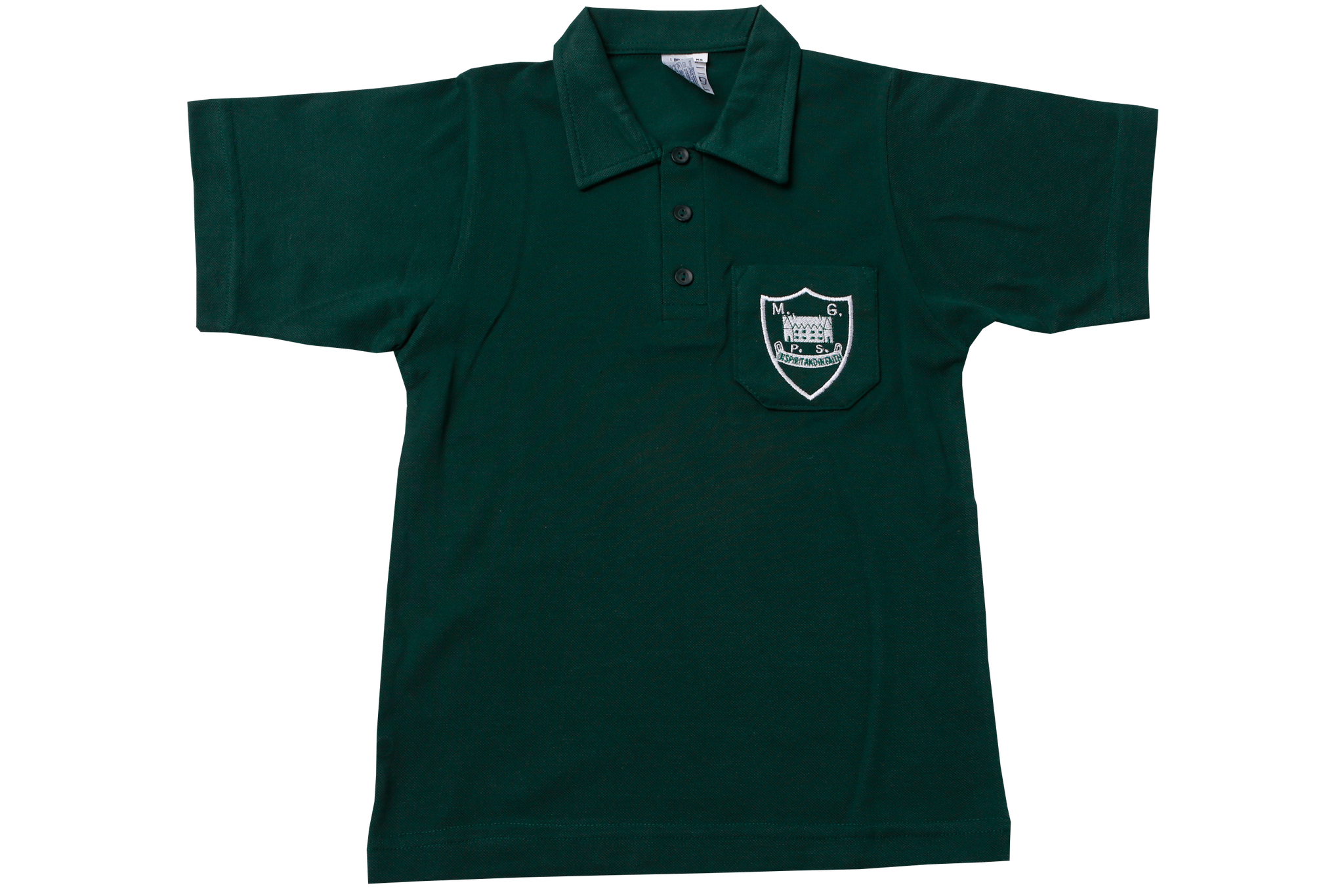 Golf Shirt Bottle EMB Manor Gardens Gem Schoolwear