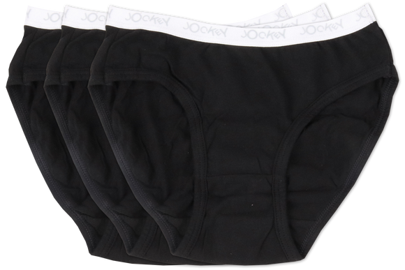 Underwear Girls Jockey - Black (3pk)