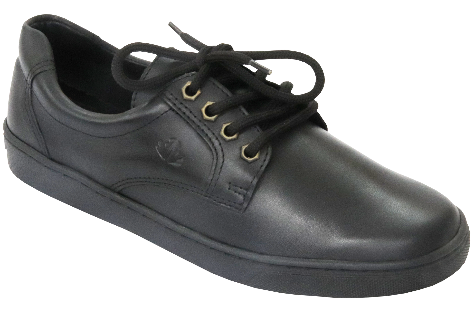 Froggies Lace Up School Shoes - Black