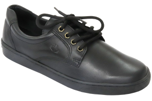 Froggies Lace Up School Shoes - Black 