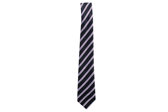 Striped Tie - Burnwood